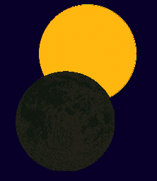 Максимальная фаза затмения для нашей местности