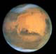 Вид Марса в любительский телескоп