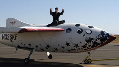 Снимок SpaceShipOne