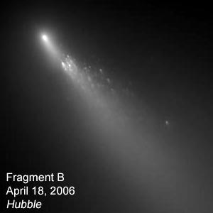 Фрагменты кометы 73Р