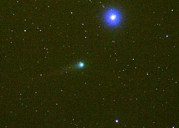 Мой снимок кометы в ночь с 27 на 28 февраля 2009г